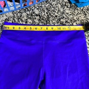 Fabletics capri leggings-Vikings purple